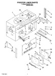 Diagram for 05 - Freezer Liner Parts