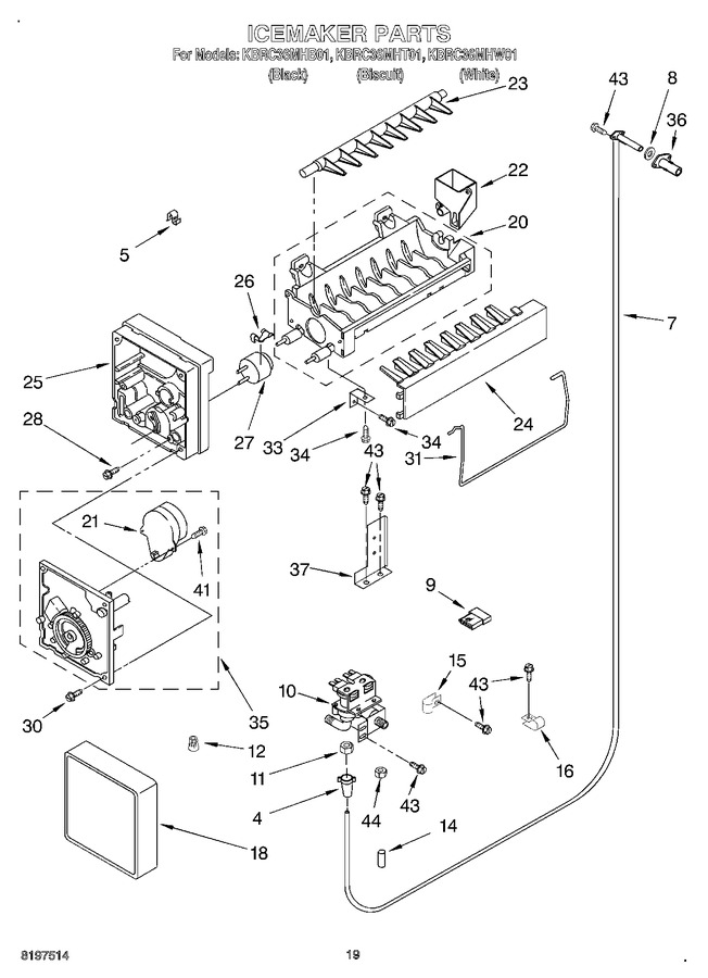 Diagram for KBRC36MHB01