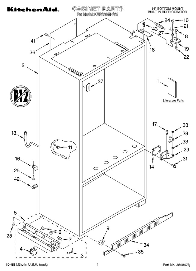 Diagram for KBRC36MHS01