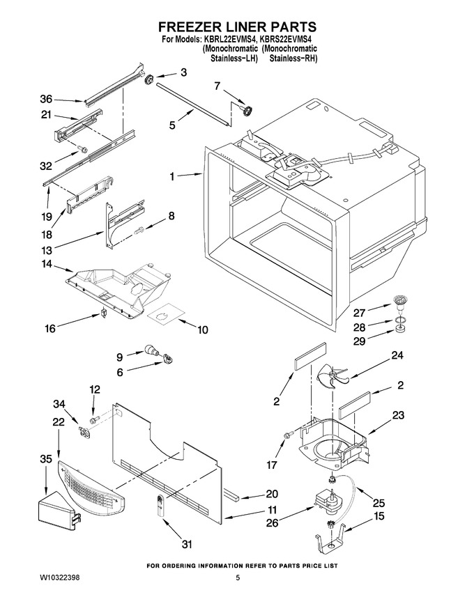 Diagram for KBRL22EVMS4