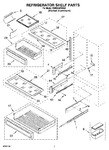 Diagram for 05 - Refrigerator Shelf Parts