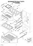 Diagram for 05 - Refrigerator Shelf Parts