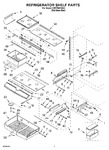 Diagram for 05 - Refrigerator Shelf Parts