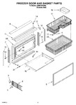 Diagram for 06 - Freezer Door And Basket Parts