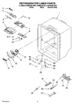 Diagram for 02 - Refrigerator Liner Parts