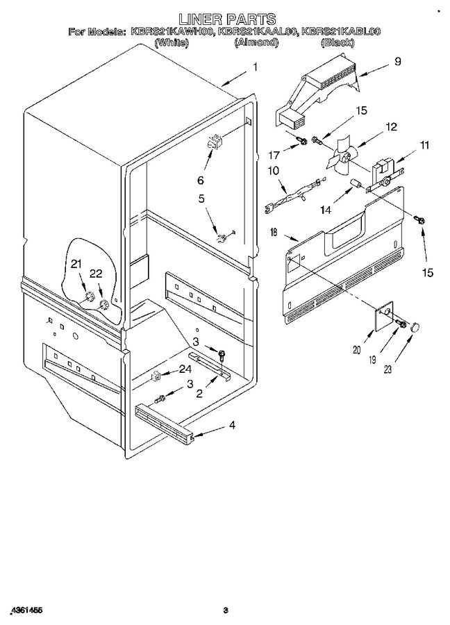 Diagram for KBRS21KAWH00