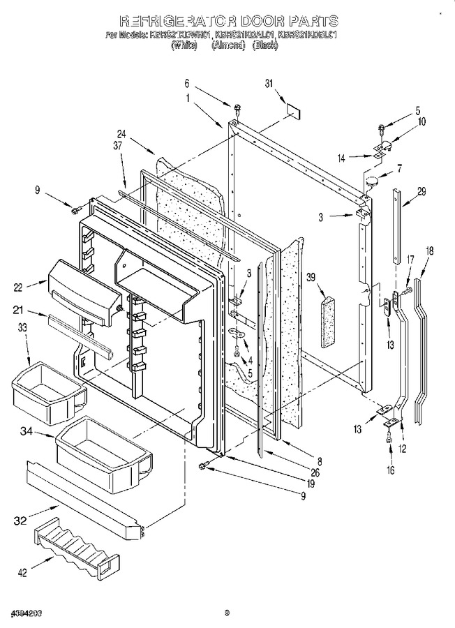 Diagram for KBRS21KDWH01