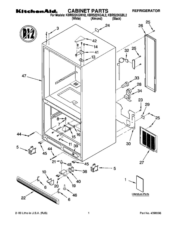 Diagram for KBRS22KGWH2