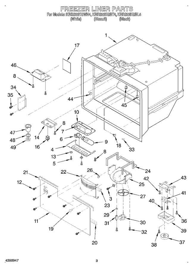Diagram for KBRS22KGWH4