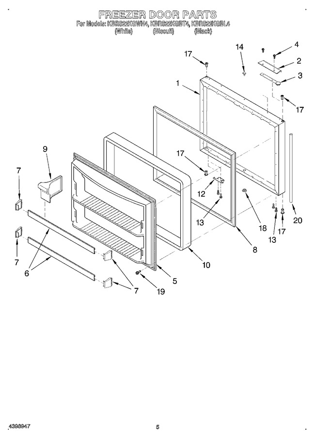 Diagram for KBRS22KGWH4