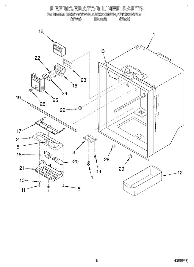 Diagram for KBRS22KGWH4
