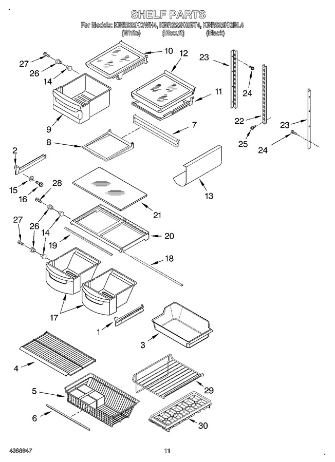 Diagram for KBRS22KGWH4