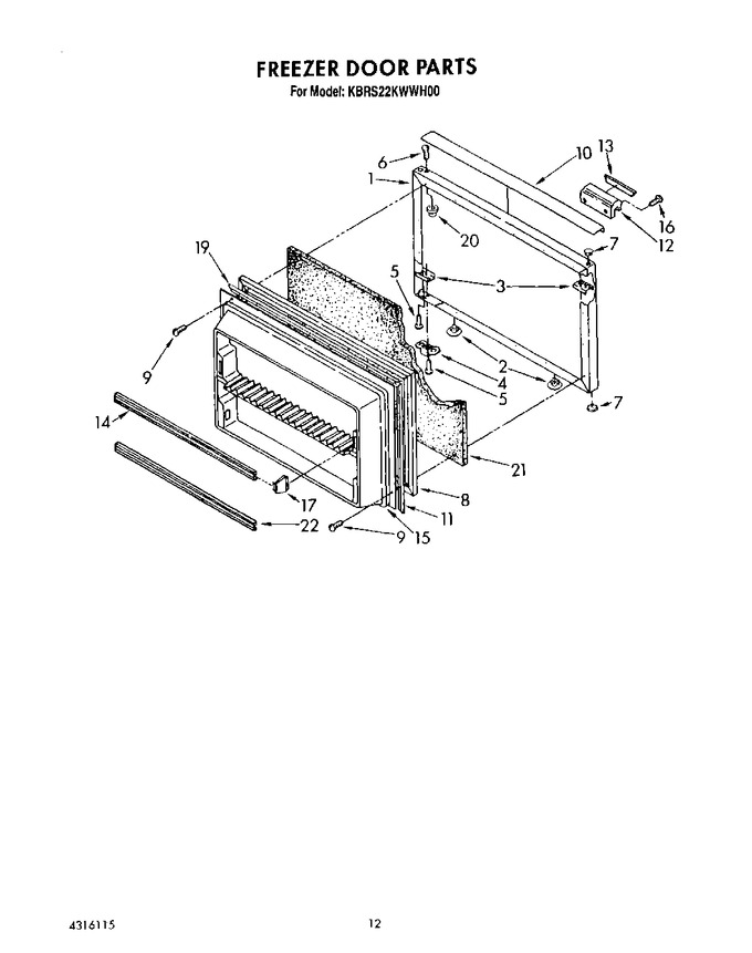 Diagram for KBRS22KWAL00