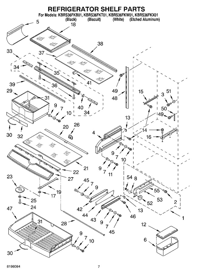 Diagram for KBRS36FKW01