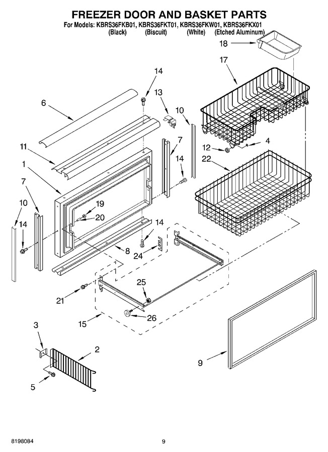 Diagram for KBRS36FKW01