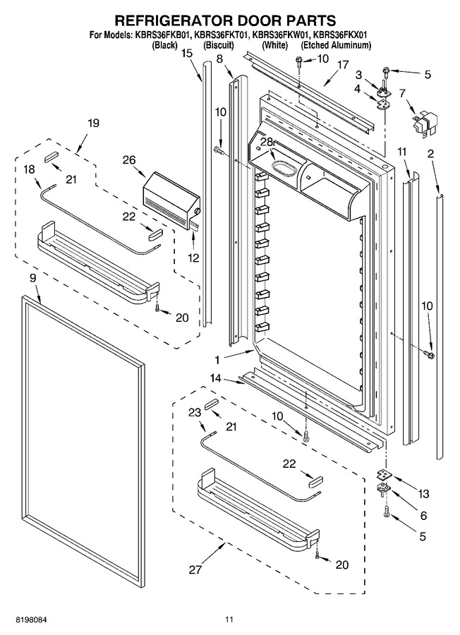 Diagram for KBRS36FKW01