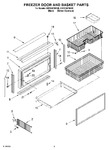 Diagram for 06 - Freezer Door And Basket Parts