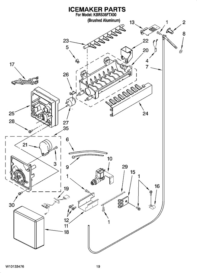 Diagram for KBRS36FTX00