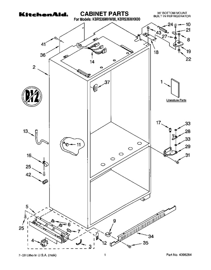 Diagram for KBRS36MHW00