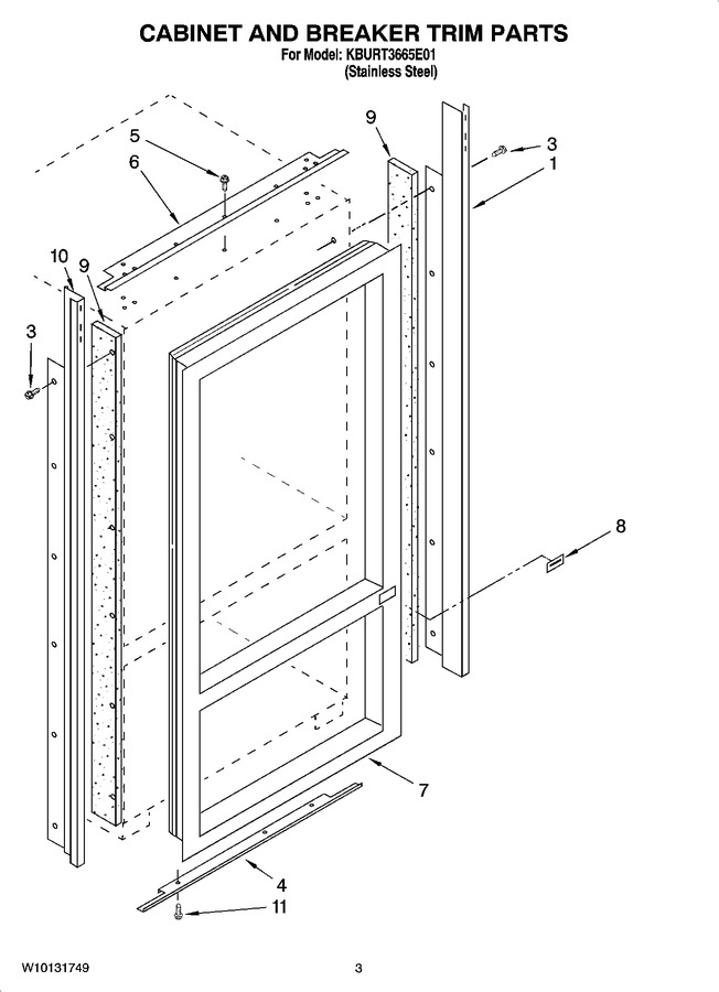 Diagram for KBURT3665E01