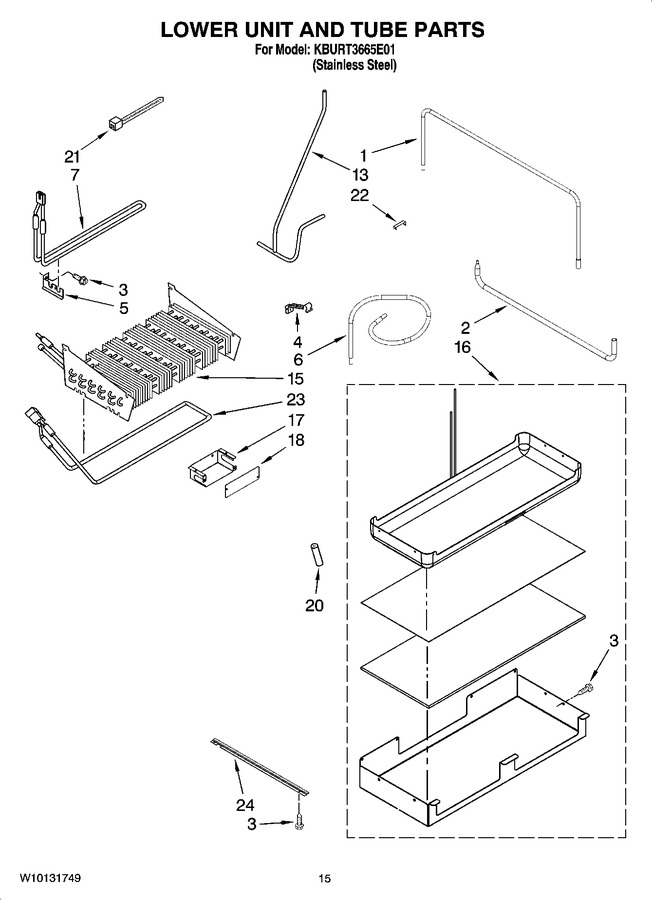 Diagram for KBURT3665E01