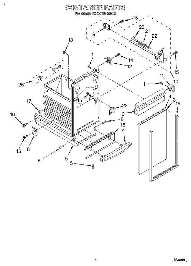 Diagram for KCCC151BWH0