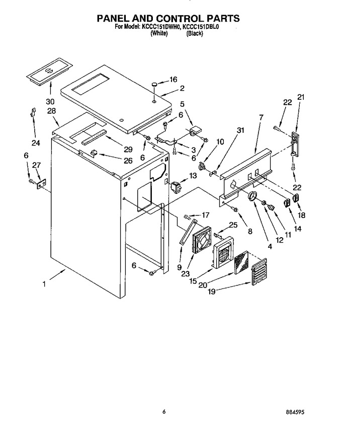 Diagram for KCCC151DWH0