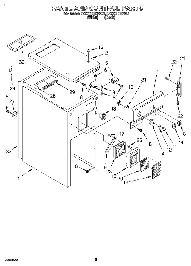 Diagram for KCCC151DWH1