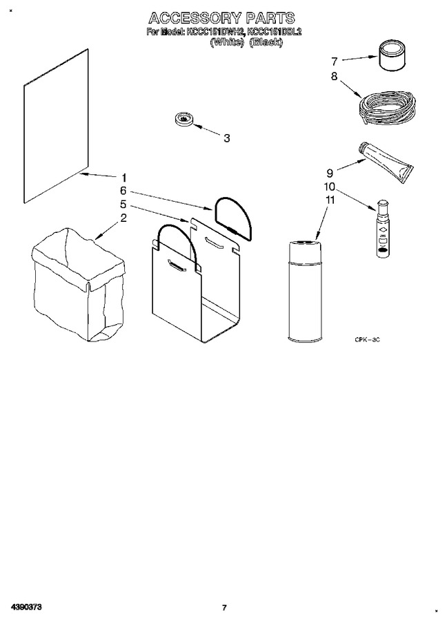 Diagram for KCCC151DWH2