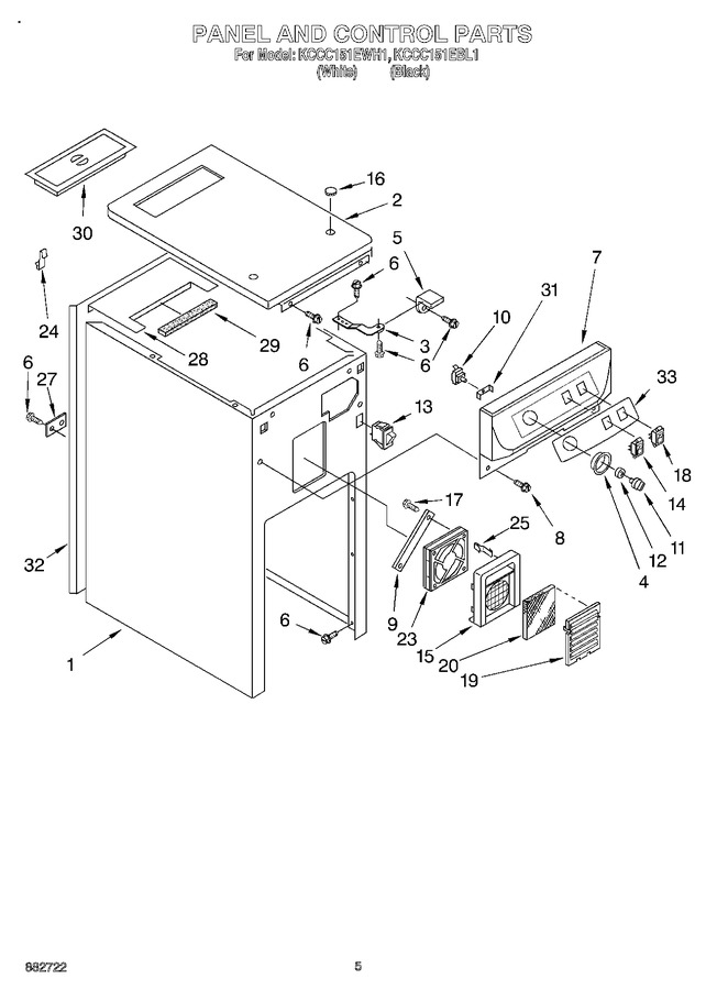 Diagram for KCCC151EWH1
