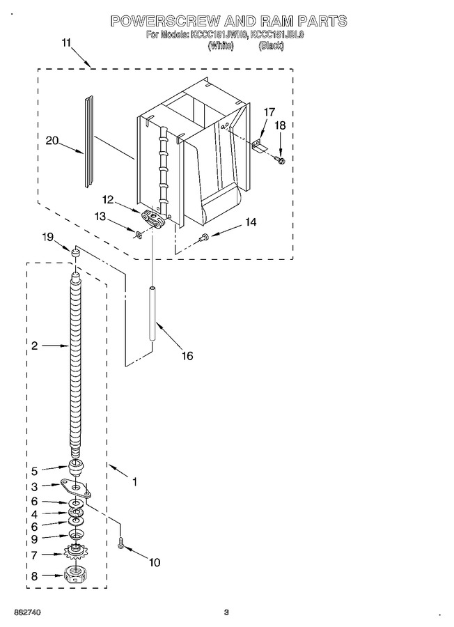 Diagram for KCCC151JWH0
