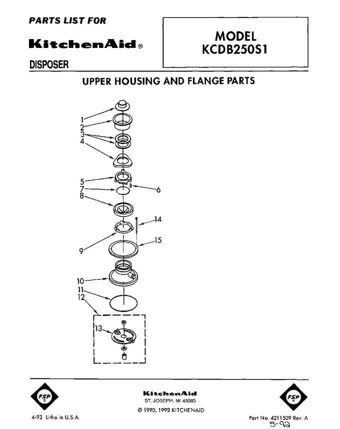 Diagram for KCDB250S1