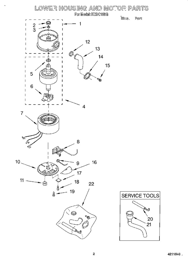Diagram for KCDC150G