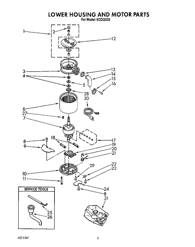 Diagram for KCDI250X