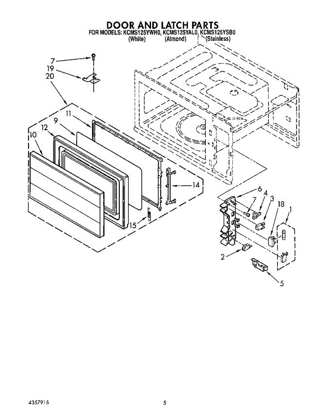 Diagram for KCMS125YWH0