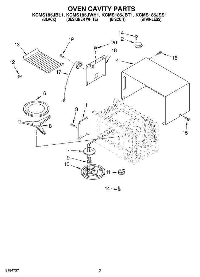Diagram for KCMS185JSS1