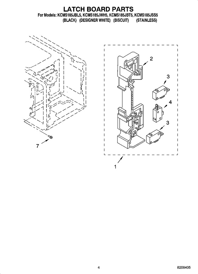 Diagram for KCMS185JWH5