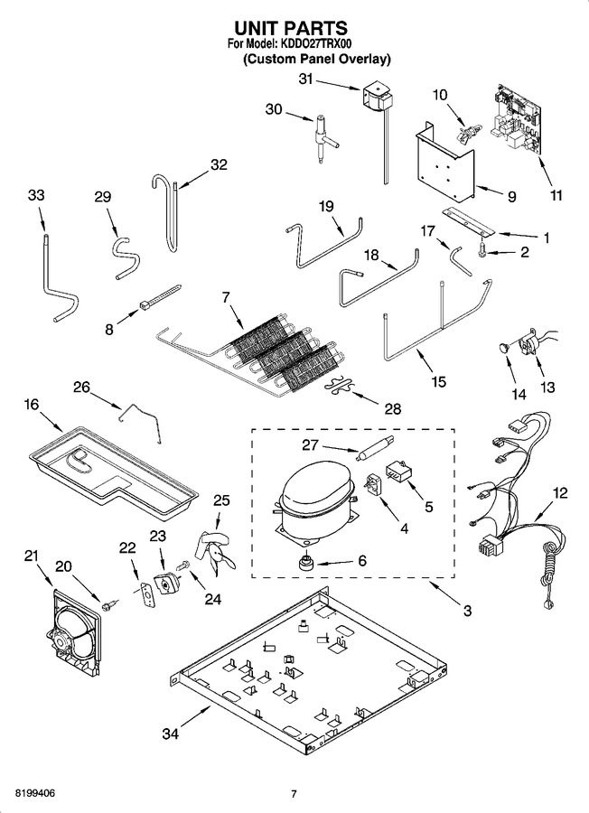 Diagram for KDDO27TRX00