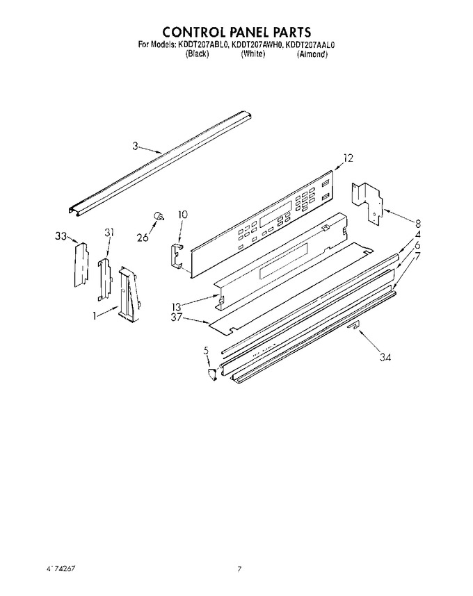 Diagram for KDDT207AWH0