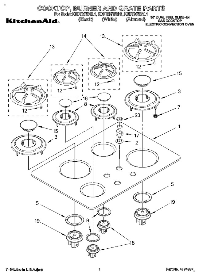 Diagram for KDDT207BWH1