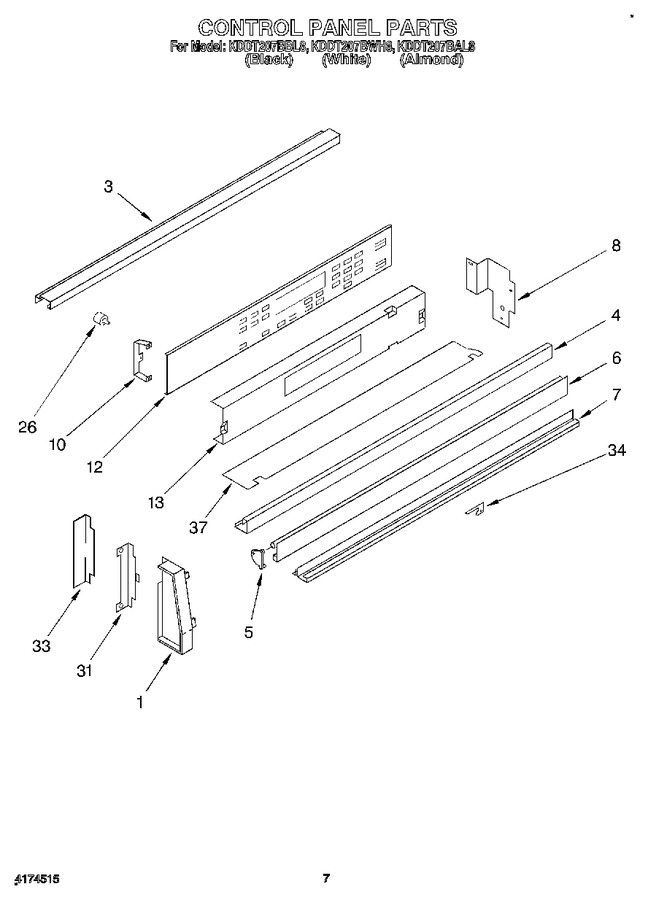 Diagram for KDDT207BWH8