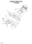 Diagram for 04 - Control Panel Parts
