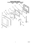 Diagram for 03 - Oven Door Parts
