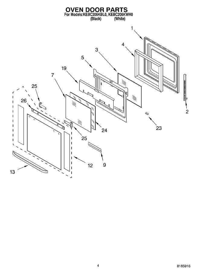 Diagram for KEBC206KWH0