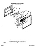 Diagram for 05 - Lower Oven Door