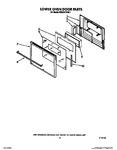 Diagram for 06 - Lower Oven Door