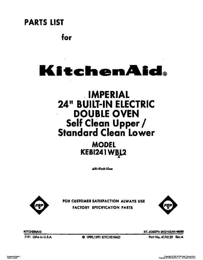 Diagram for KEBI241WBL2