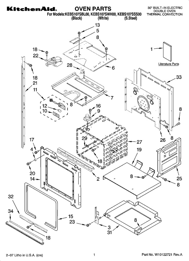Diagram for KEBS107SWH00