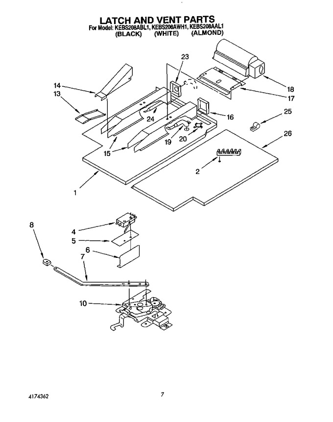 Diagram for KEBS208AWH1