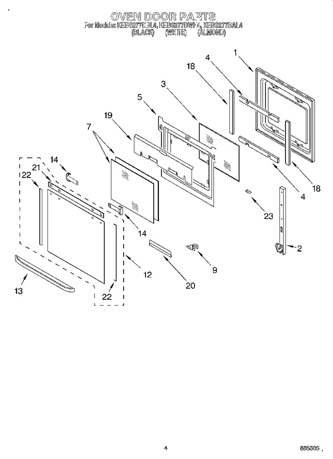 Diagram for KEBS277DWH4